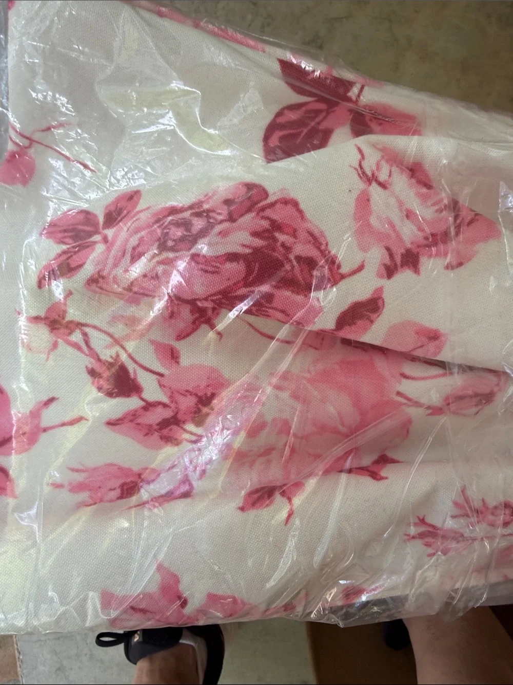 Floral Pink & White giant bow wall decor